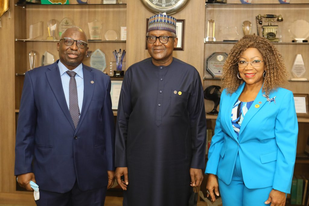 Dangote receives CILT Champion Award, pledges collaboration with Institute