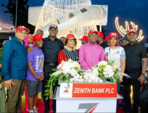 ZENITH BANK BRINGS CHRISTMAS TO LIFE WITH AJOSE ADEOGUN STREET LIGHT-UP