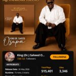 The Ultimate Review : King Saheed Osupa’s Acapella & Metamorphosis Is A Reminder That Fuji Music Still Values Patience Over Trends 