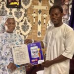 *Editor-in-Chief of Momentous Media, Amb. Prince Sesan Rufus Awobiye, Presents MOPA 2026 Award Notification to Prophetess Ailohi Elizabeth Idowu as Outstanding Spiritual Leader and Humanitarian of the Year*