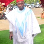 Bashorun Olugbenga Fajana Congratulates Mr/Mrs Olugbenga Operinde on his Wedding